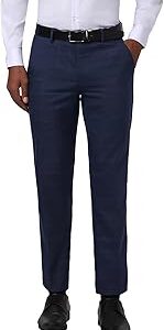 Men's Regular Fit Mid Rise Pants