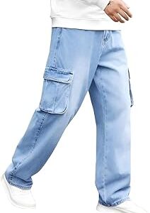 Men's Loose low Rise Cargo Pant
