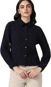 Women's Solid Regular Fit Shirt
