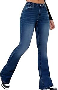 Women's Wide Leg Fit High Rise Jeans