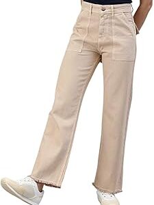 Women's Wide Leg Fit High Rise Jeans
