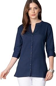 Women's Cotton Regular Fit Casual Kurti