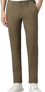 Men Mid Rise Regular Fit Casual Pants