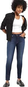 Women's 711 Skinny Mid Rise Blue Jeans