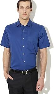 Men's Cotton Solid Regular Fit Formal Shirt