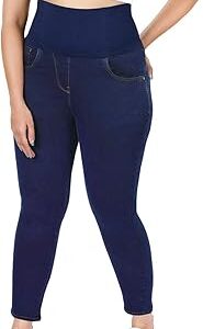 Women Stretchable High Waist Regular Fit Shapewear Denim Jeans