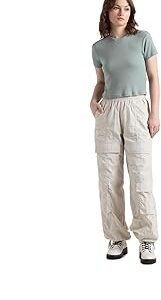 High Neck Short Sleeves Slim Fit Crop T-Shirt