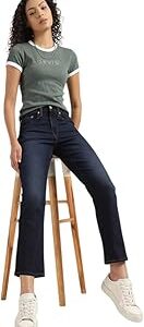 Women's High Rise 724 Slim Straight Fit Jeans