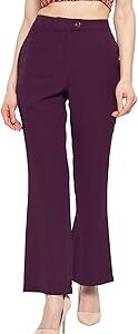 Women V-Neck Purple Top