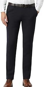 Men's Regular Fit Mid Rise Pants