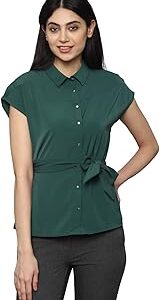 Women's Solid Regular Fit Shirt