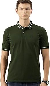 Men's Solid Regular Fit Polo Shirt
