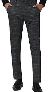 Men's Regular Fit Mid Rise Pants