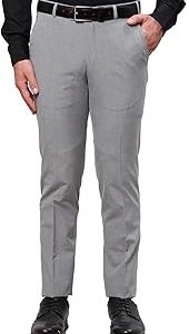 Men's Regular Fit Mid Rise Trouser