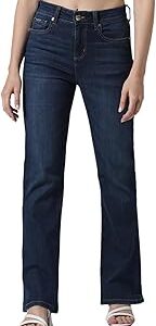 Women Straight Fit High-Rise Light Fade Jeans
