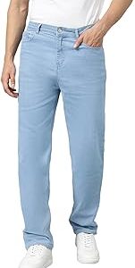 Men?? Everyday Straight-Fit Jeans|Timeless Denim|Comfortable & Durable