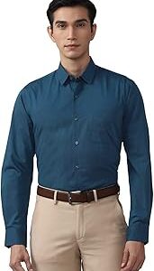 Men's Cotton Solid Regular Fit Shirt