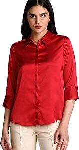 Women's Solid Regular Fit Shirt
