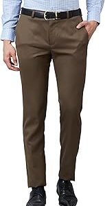 Men's Slim Fit Mid Rise Trouser