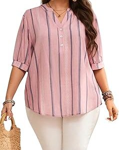 Women's Striped Regular Fit T-Shirt