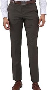Men's Regular Fit Mid Rise Trouser
