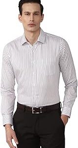 Men's Striped Slim Fit Formal Shirt