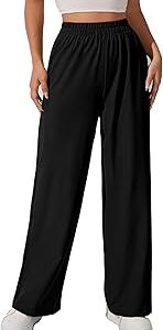Women & Girls' Solid Oversized Wide Leg Baggy Korean Pants Trousers