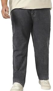 Men's Regular Fit Washed Jeans Stretchable