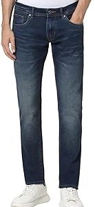 Men's Regular Fit Mid Rise Jeans