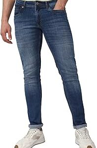 Men's Mid Wash Stretchable Jeans Medium Blue