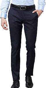 Men's Slim Fit Mid Rise Trouser
