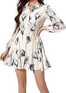 Women Fit and Flare Rayon Western Above The Knee Party Dress