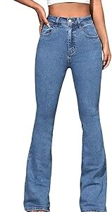 Women's Cotton Lycra Blend Boot Cut Leg Jeans
