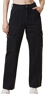 Women's Relaxed Cargo Jeans