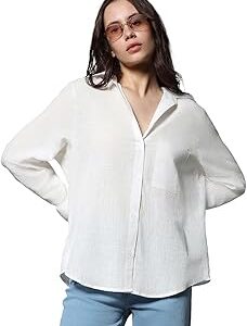 Women's Cotton Oversized Fit Shirt