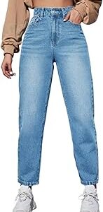 Women's Tapered Fit High Rise Jeans