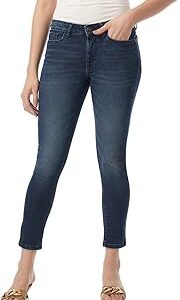 Women's Airflex Skinny Fit Jeans - Mid-Rise | Cotton Blend | Lightweight | Stretchable Fabric | Classic 5 Pocket Styling | Jeans for Women