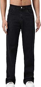 Men's Two-Tone Patchwork Jeans for Men | Unique Streetwear | Bold & Trendy Look
