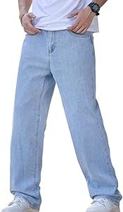 Men's Solid Cafe Latte Button Relaxed Fit Jeans