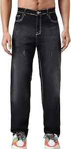 Men's Cotton Lycra Blend Relaxed Fit Mid Rise Jeans