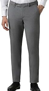 Men's Regular Fit Mid Rise Pants