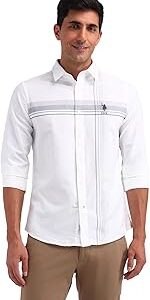 Men's Striped Regular Fit Shirt