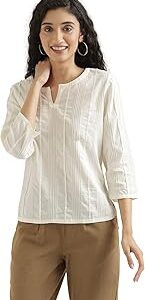Everyday Cotton Top | Women's Regular Solid Color Top | Casual/Office Wear