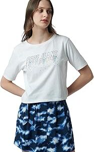 Women's Cotton Printed Regular Fit T-Shirt