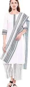 Womens Round Neck Printed Palazzo Suit