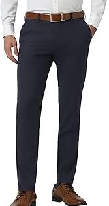 Men's Slim Fit Cotton Blend Workwear Trouser