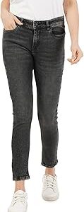 Women's Airflex Skinny Fit Jeans - Mid-Rise | Cotton Blend | Lightweight | Stretchable Fabric | Classic 5 Pocket Styling