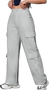 Women's Jeans & Pants - High Waist, Baggy, Cargo, Bootcut, Bell Bottom | Cargo beggy Jeans for Women