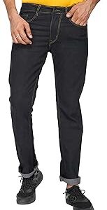 Men's Regular Fit Mid Rise Jeans