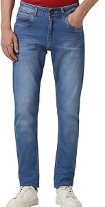 Men's Tapered Fit Mid Rise Jeans